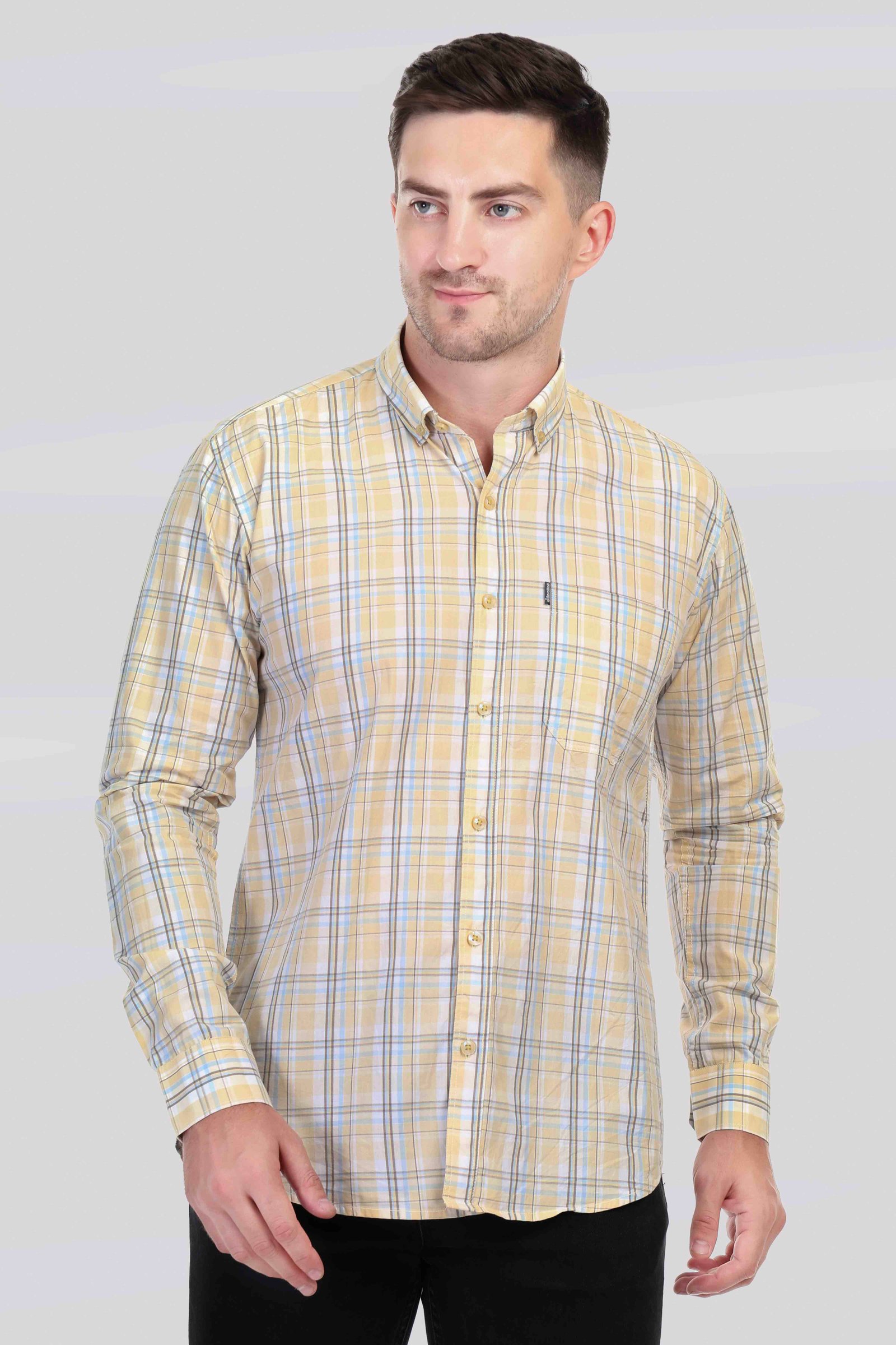 RAREWEFT Checked  Multicolor cotton Men Shirt